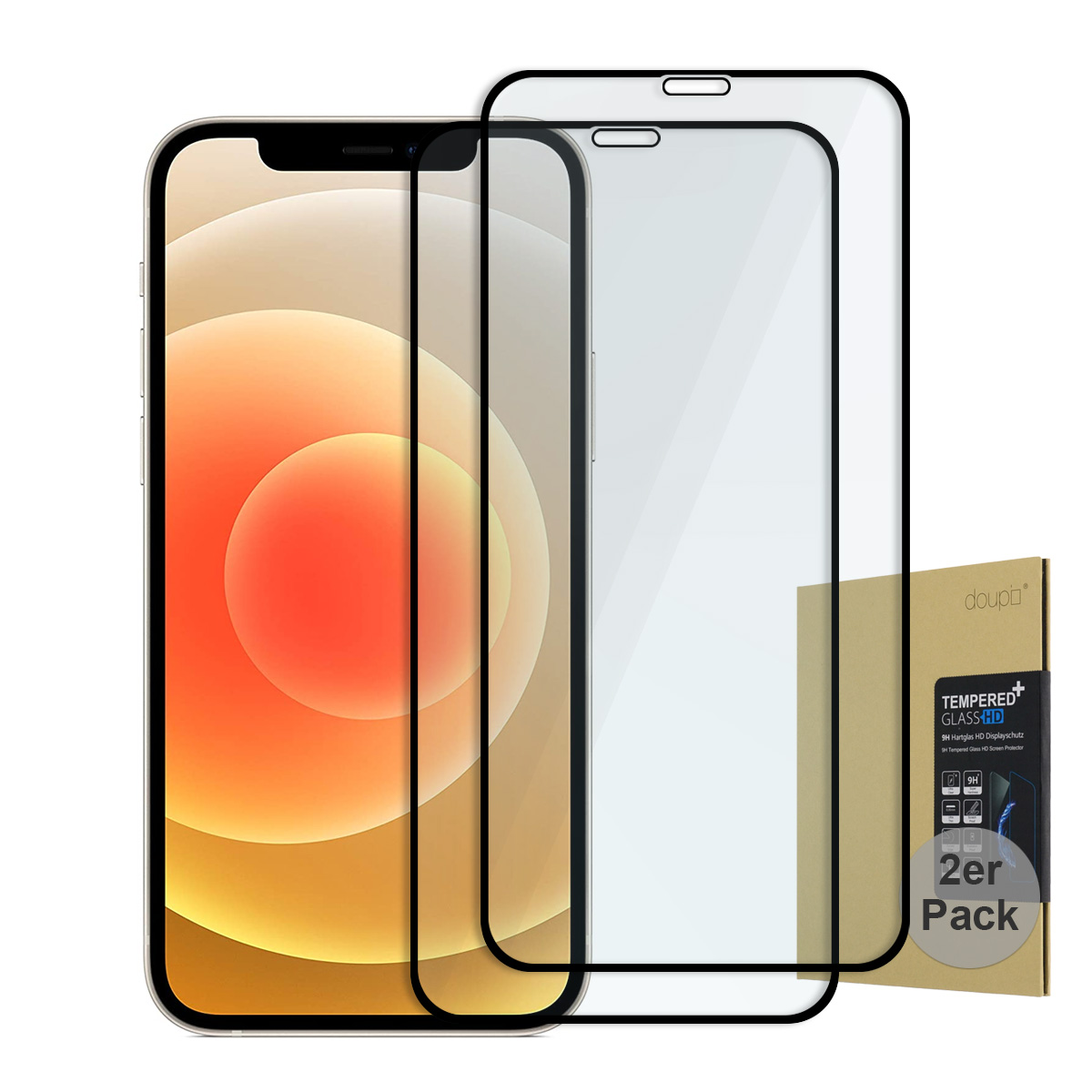 Doupi Custodia UltraSlim Per IPhone 11 (6,1'') - Effetto Fibra Di Carbonio Nera, Sottile E Rigida, Compatibile Con Ricarica Wireless