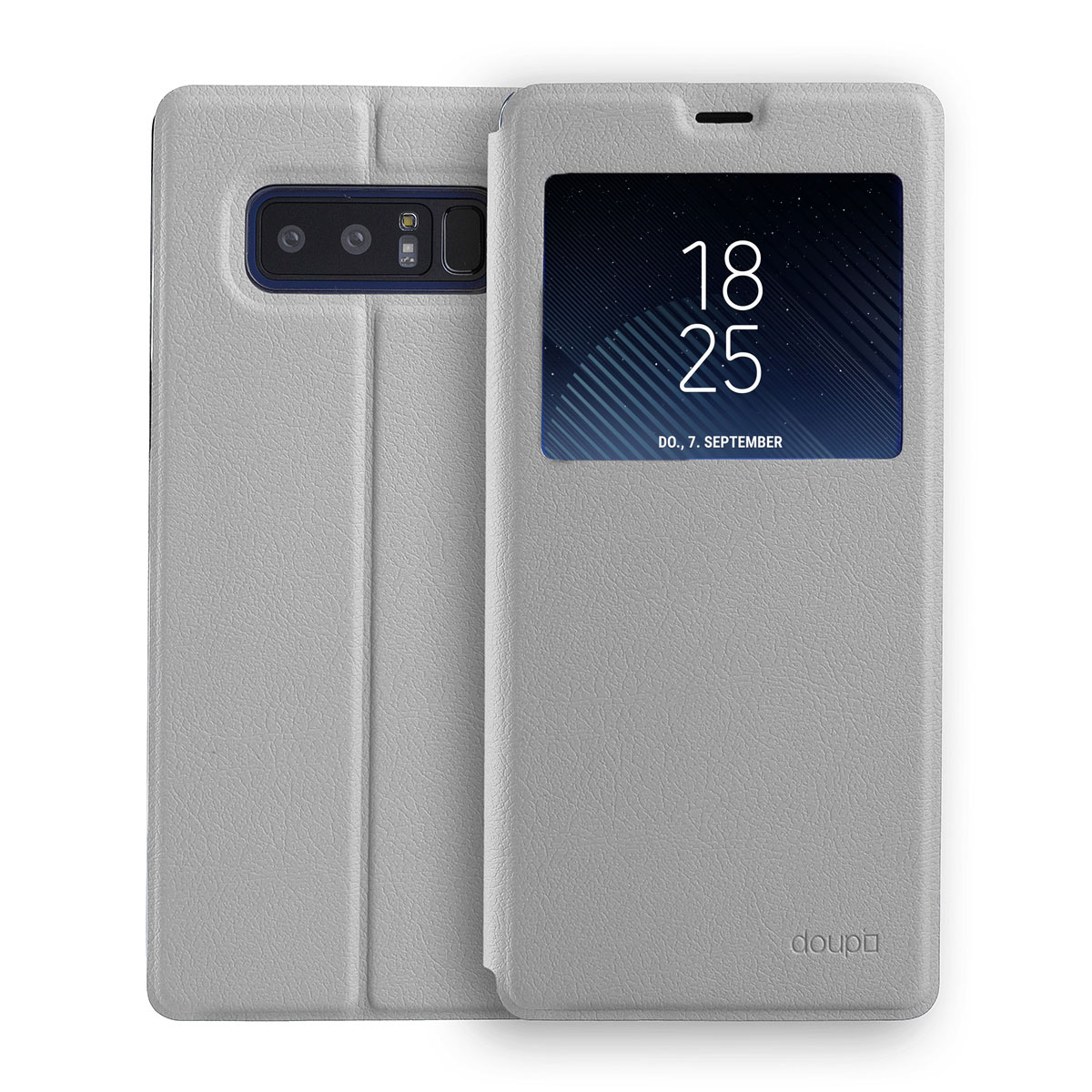 Flip Case Samsung Note 8 Fenster Cover Aufstellbar Ständer Hülle Etui eBay
